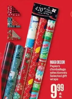 Jean Coutu MAGI DECOR Selected gift wraps offer