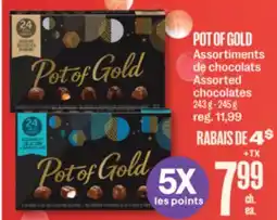 Jean Coutu POT OF GOLD Assorted chocolates offer