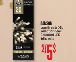 Jean Coutu DANSON Selected LED light sets offer