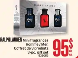 Jean Coutu RALPH LAUREN Mini fragrances Men 3-pc. gift set offer