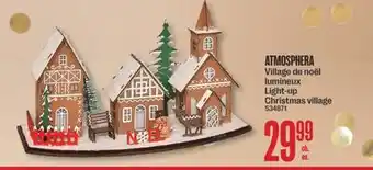 Jean Coutu ATMOSPHERA Light-up Christmas village offer