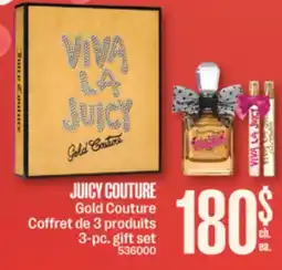 Jean Coutu JUICY COUTURE Gold Couture 3-pc. gift set offer