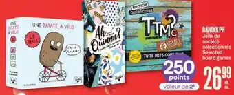 Jean Coutu RANDOLPH Selected board games offer