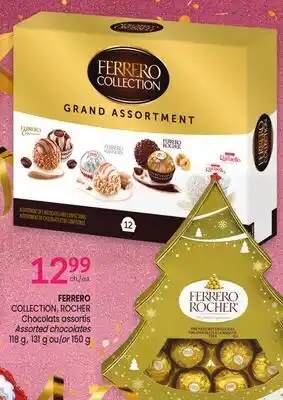 Uniprix FERRERO COLLECTION, ROCHER Chocolats assortis/Assorted chocolates offer