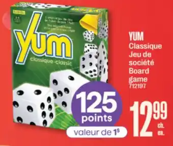 Jean Coutu YUM Classique Board game offer