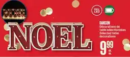 Jean Coutu DANSON Selected table decorations offer