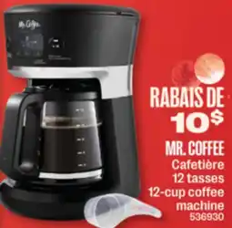 Jean Coutu MR. COFFEE 12-cup coffee machine offer