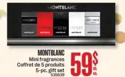 Jean Coutu MONTBLANC Mini fragrances 5-pc. gift set offer