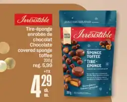 Jean Coutu IRRESISTIBLE Chocolate covered sponge toffee offer