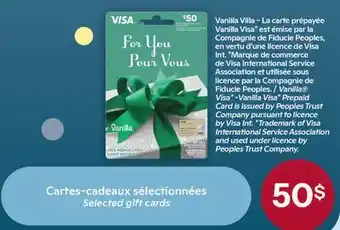 Brunet Cartes-cadeaux sélectionnées offer