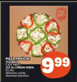 Marché Bonichoix PIZZA FRAÎCHE (12 po) C'EST PRÊT! offer