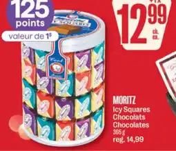 Jean Coutu MORITZ Icy Squares Chocolates offer