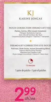 Uniprix KARINE JONCAS Patch correcteur yeux offer