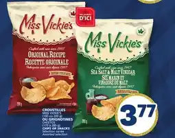 Marché Bonichoix MISS VICKIE'S (190 ou 200 g), CHEETOS (170 à 285 g) CHIPS OR SNACKS offer