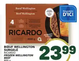 Marché Bonichoix RICARDO FROZEN WELLINGTON BEEF offer