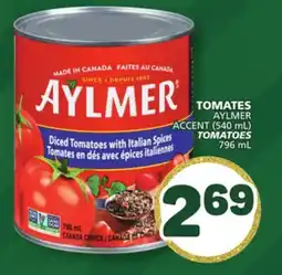 Marché Bonichoix AYLMER ACCENT TOMATOES offer