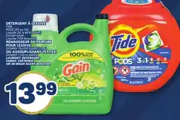Marché Bonichoix TIDE PODS (25 or 42) OR GAIN OR DOWNY LAUNDRY DETERGENT, FABRIC SOFTENER OR IN-WASH SCENT BOOSTER offer