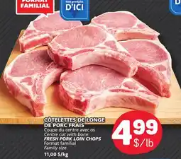 Marché Bonichoix FRESH PORK LOIN CHOPS offer