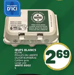 Marché Bonichoix NUTRI OR BURNBRAE WHITE EGGS offer