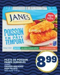 Marché Bonichoix JANES FROZEN BREADED FISH FILLETS offer