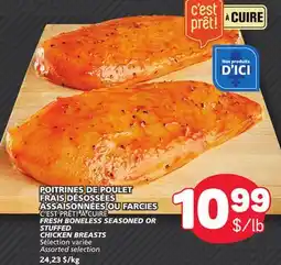 Marché Bonichoix C'EST PRÊT! À CUIRE FRESH BONELESS SEASONED OR STUFFED STUFFED CHICKEN BREASTS offer