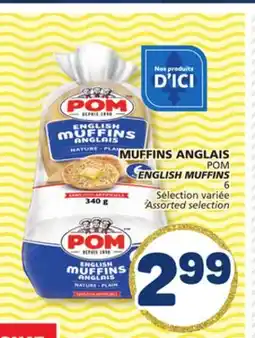 Marché Bonichoix POM ENGLISH MUFFINS offer