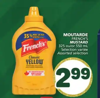 Marché Bonichoix FRENCH'S MUSTARD offer