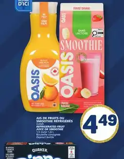 Marché Bonichoix JUS DE FRUITS OU SMOOTHIE RÉFRIGÉRÉS OASIS offer