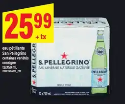 Maxi EAU PÉTILLANTE SAN PELLEGRINO, 12X750 ML offer