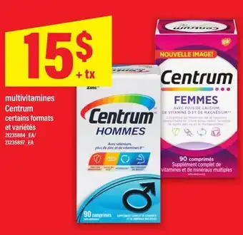 Maxi MULTIVITAMINES CENTRUM offer