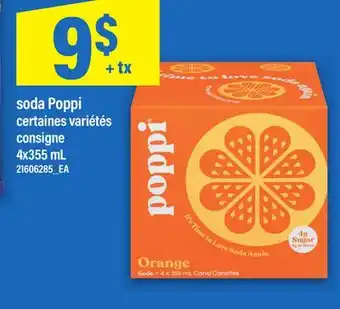 Maxi SODA POPPI, 4x355 mL offer