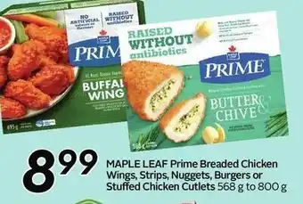 Safeway Prime Breaded Chicken Wings, Strips, Nuggets, Burger offer
