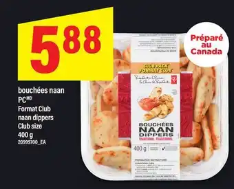 Maxi BOUCHÉES NAAN PC | NAAN DIPPERS, 400 G offer