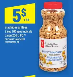 Maxi ARACHIDES GRILLÉES À SEC 700 G OU NOIX DE CAJOU 200 G PC MDMD offer