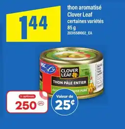 Maxi THON AROMATISÉ CLOVER LEAF, 85 g offer