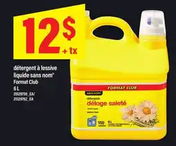 Maxi DÉTERGENT À LESSIVE LIQUIDE SANS NOM , 6 L offer