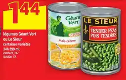 Maxi LÉGUMES GÉANT VERT OU LE SIEUR, 341/398 ML offer