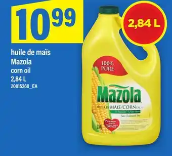 Maxi HUILE DE MAÏS MAZOLA | MAZOLA CORN OIL, 2,84 L offer