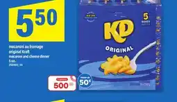 Maxi MACARONI AU FROMAGE ORIGINAL KRAFT | MACARONI AND CHEESE DINNER, 5 un offer