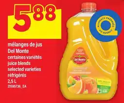 Maxi MÉLANGES DE JUS DEL MONTE | JUICE BLENDS, 2,5 L offer