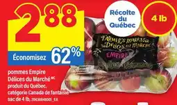 Maxi POMMES EMPIRE DÉLICES DU MARCHÉ, sac de 4 lb offer