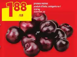 Maxi PRUNES NOIRES offer