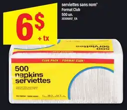 Maxi SERVIETTES SANS NOM , 500 UN offer