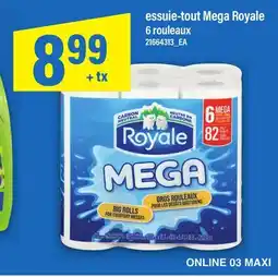 Maxi ESSUIE-TOUT MEGA ROYALE, 6 ROULEAUX offer