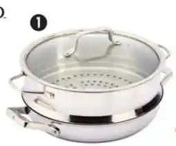 Canadian Tire PADERNO Non-Stick Pan with Steamer offer