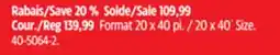 Canadian Tire MasterCraft Premium Duty Tarp 20 x 40' Size offer