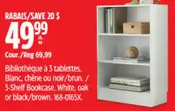 Canadian Tire For Living 3-Shelf Bookcase offer