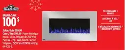 Canadian Tire Napoleon 36 Wall-Mount Electric Fireplace offer