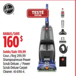 Canadian Tire Hoover Power Scrub Deluxe Carpet Cleaner offer
