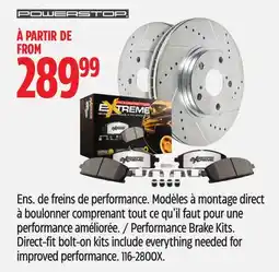 Canadian Tire Performance Brake Kits offer